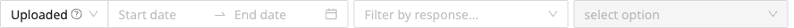Filter toolbar