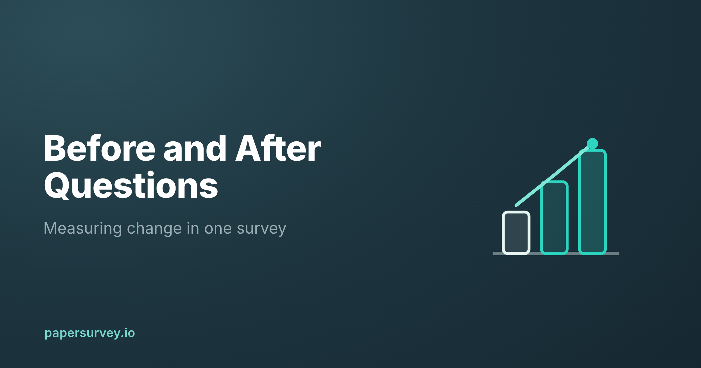 Before and After: Measuring Change in a Single Survey Question