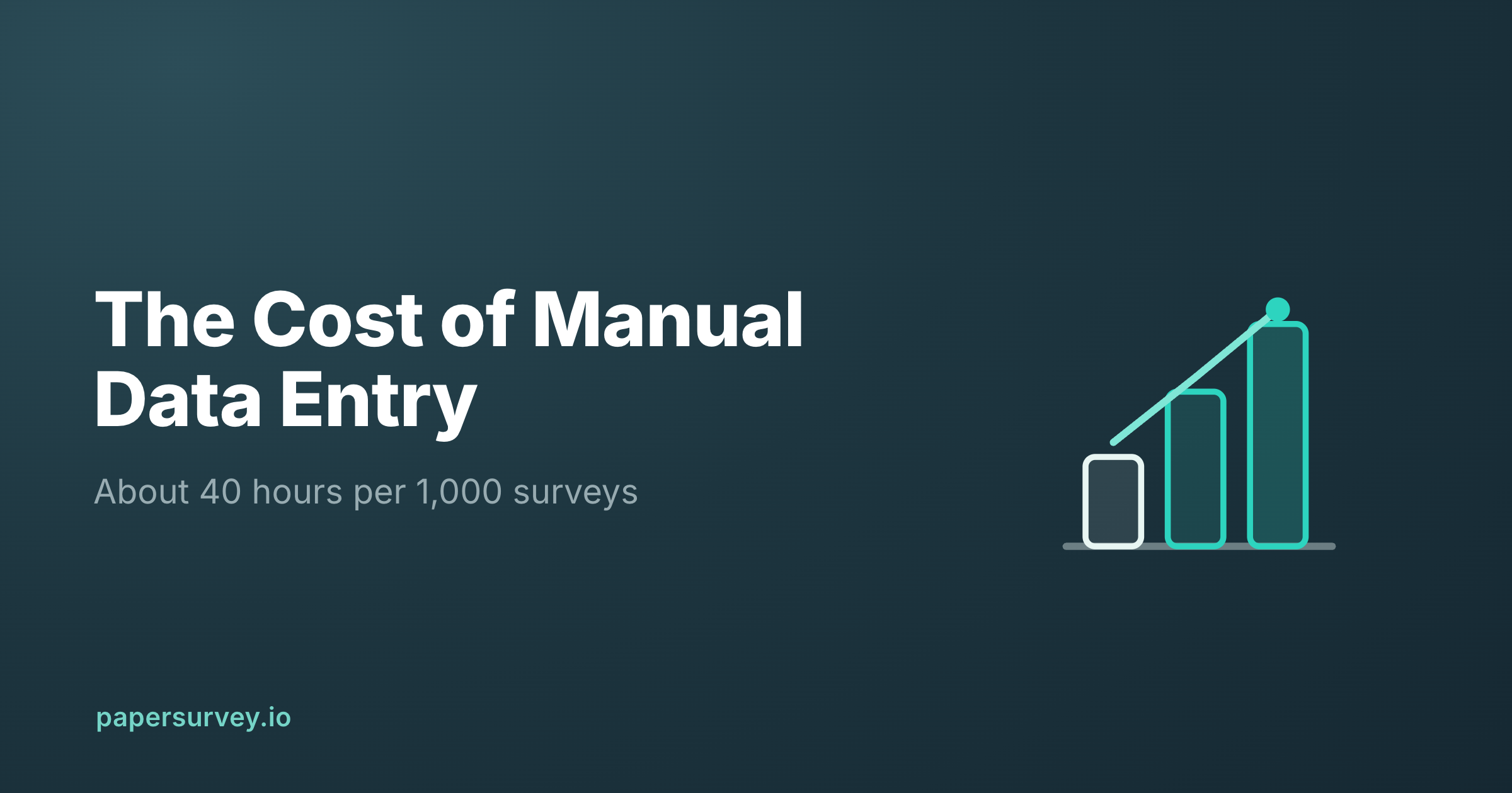 The True Cost of Manual Survey Data Entry