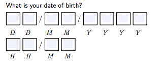 Date question type