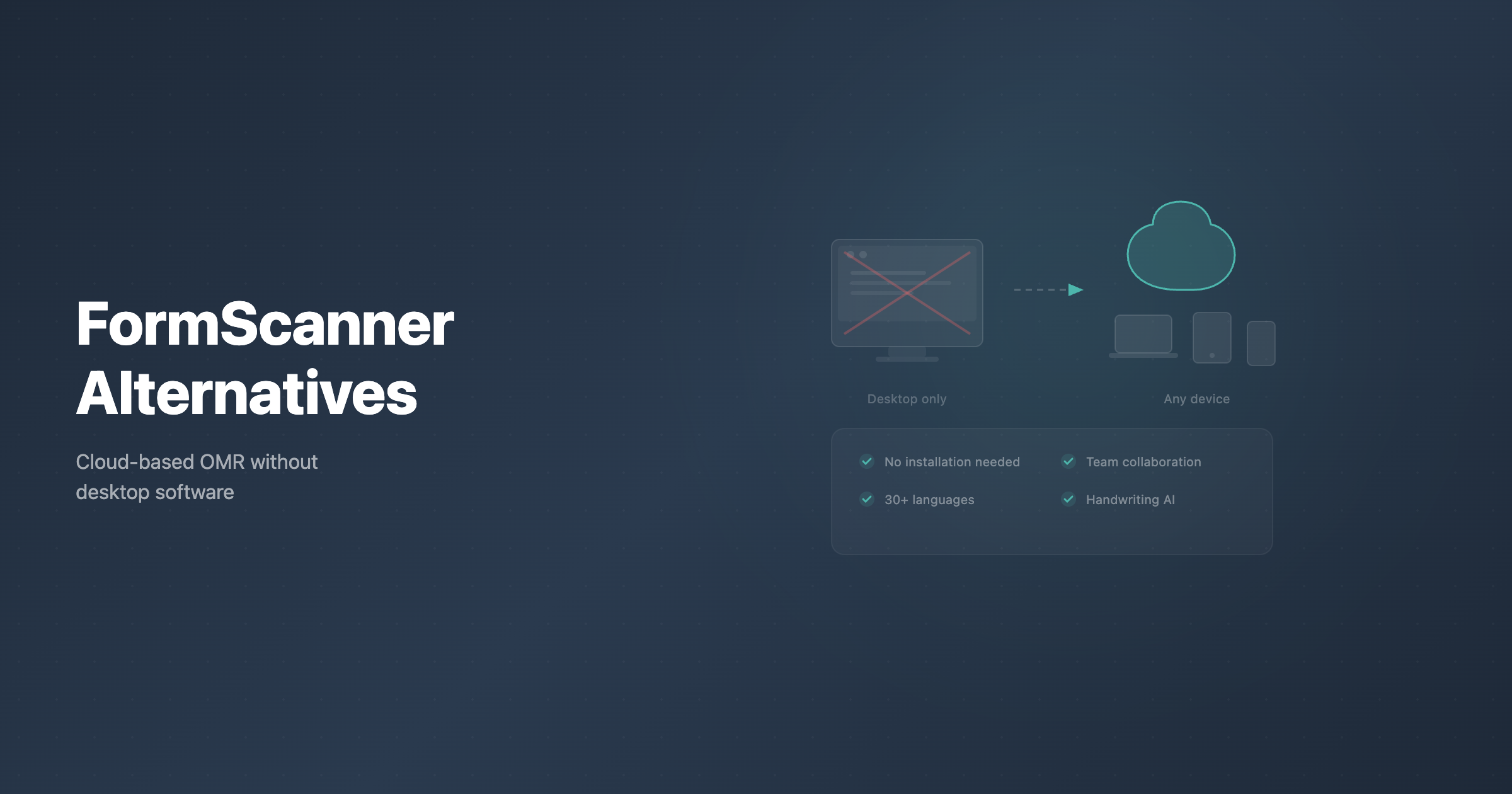 Looking for FormScanner OMR Alternative?