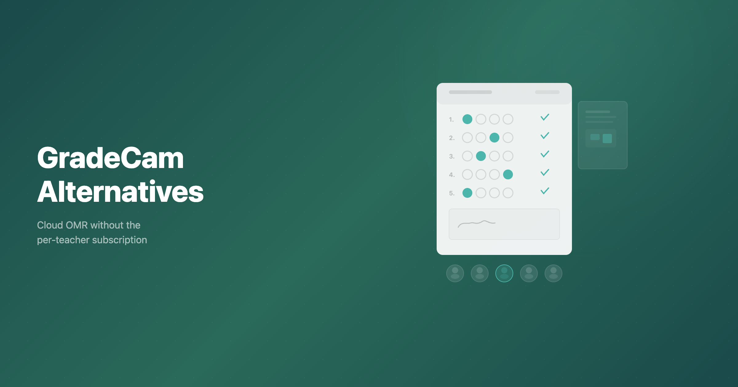 GradeCam Alternatives: Cloud OMR Without the Per-Teacher Subscription