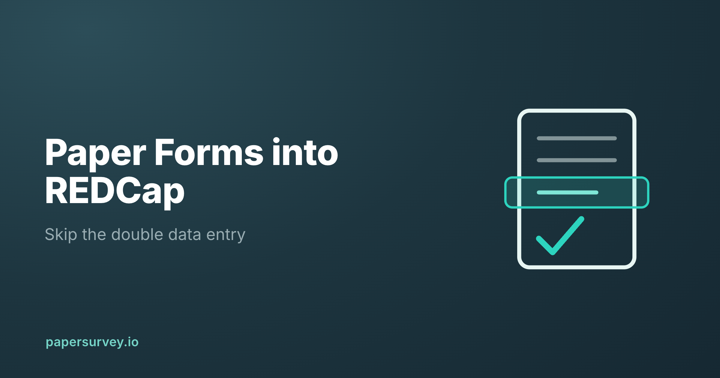 How to Import Paper Forms Into REDCap