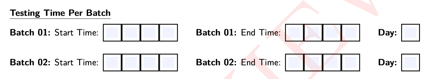 Date and number question types