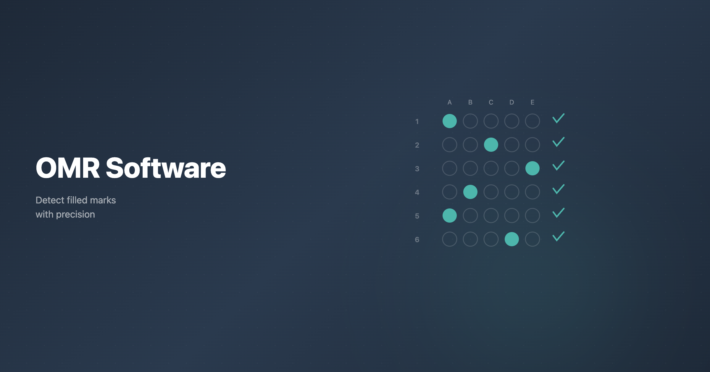 Optical Mark Recognition (OMR) software