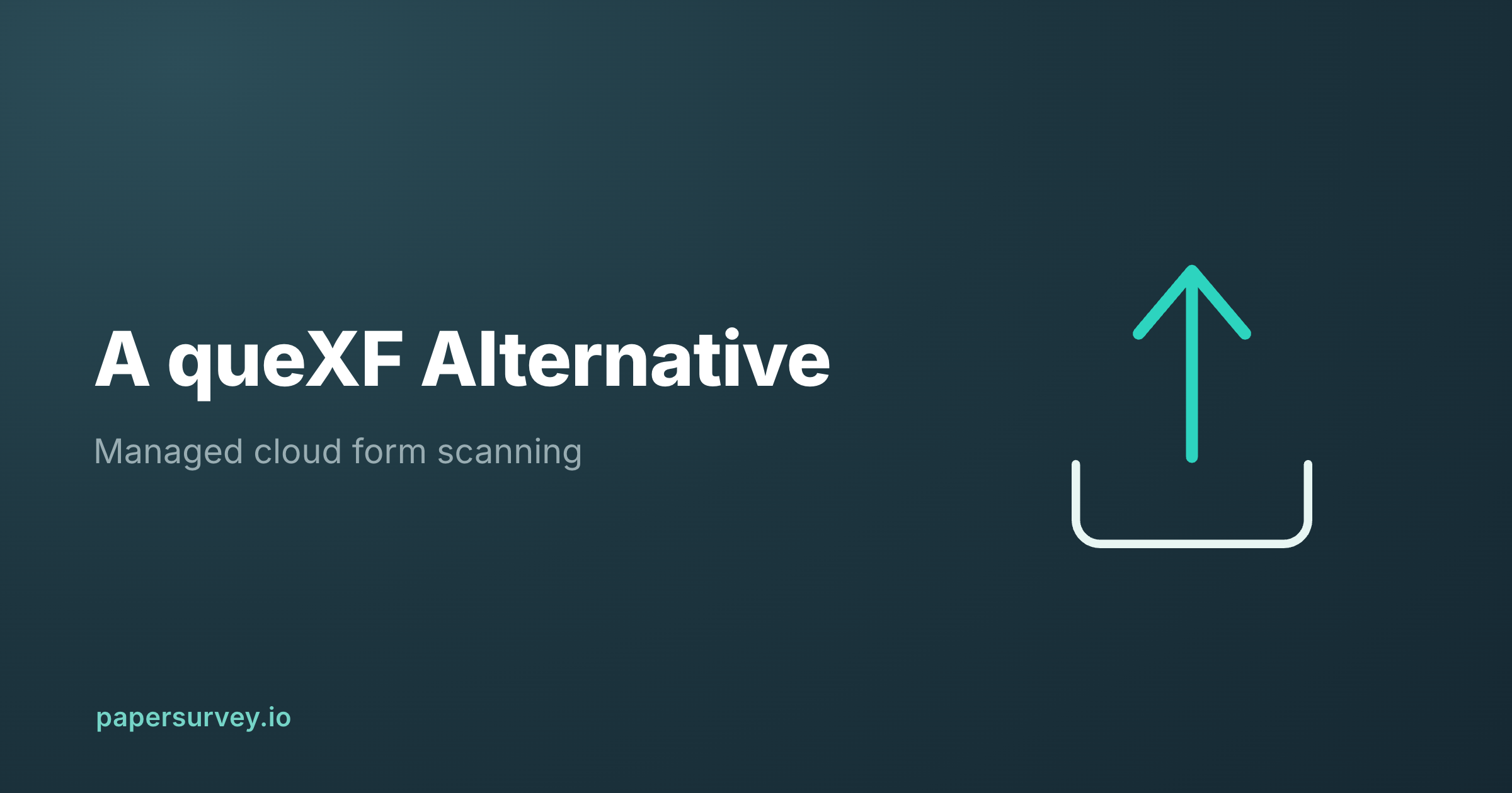 A queXF Alternative: Scan Questionnaires in the Cloud