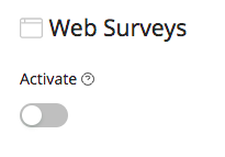 Web surveys
