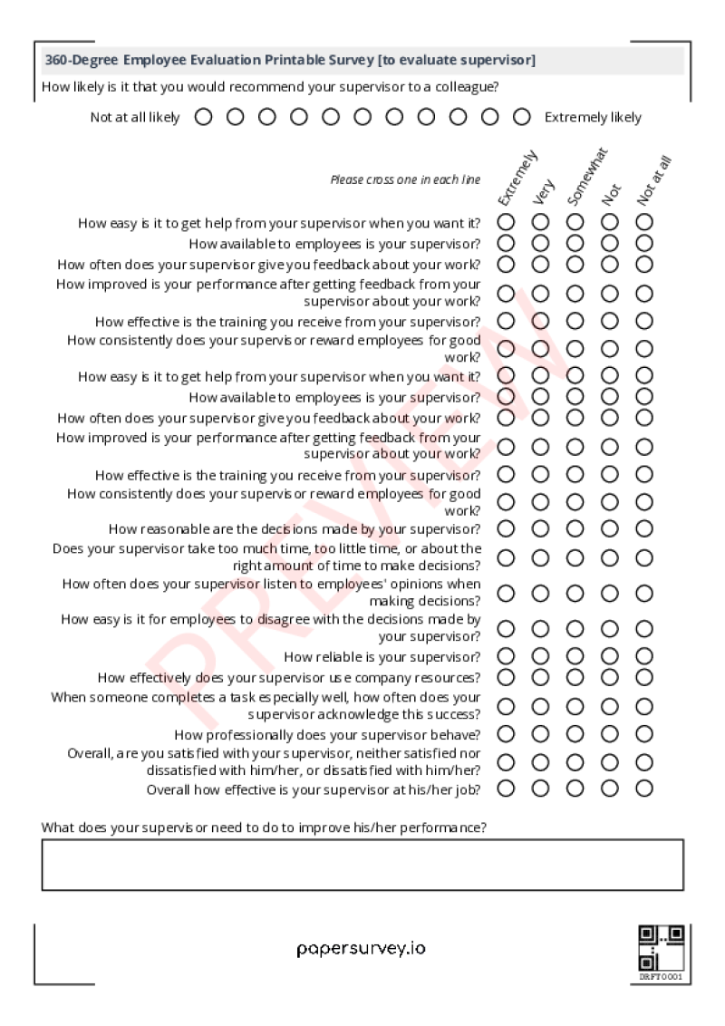 research survey paper template