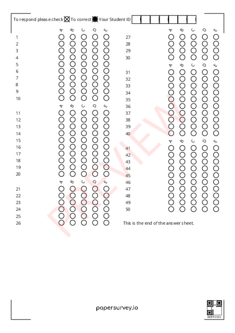 research survey paper template